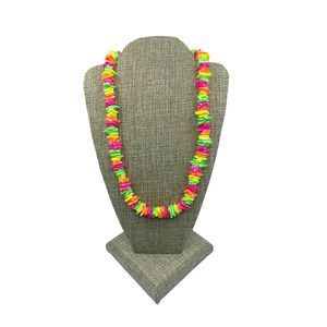 Multicolored Puka Shell Necklace